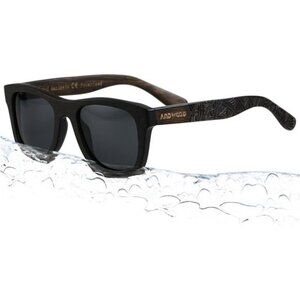 ANDWOOD Bamboo Sunglasses Floating for Men Women Wood Sunglass Wooden Frame